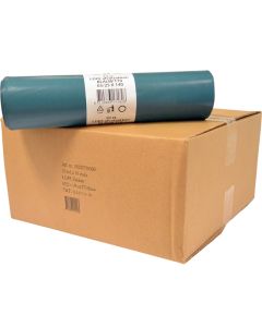 1002230-005 LDPE Afvalzakken rol 65/25 X 140cm T 70 blauw