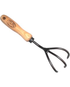 DeWit cultivator 3-tands met essen houten handvat