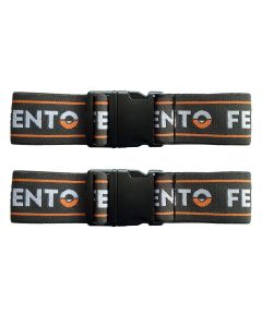 Elastieken met clip t.b.v. Fento Knee Protector 200. 2 stuks