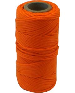 Metseldraad synthetisch Ø 1,3 mm x 50 mtr. fluor oranje
