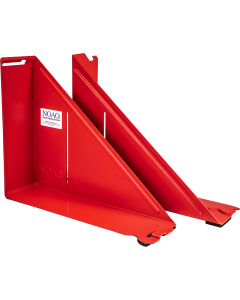 set van 5 rechtse/linkse gevelelement waterschot 50 cm